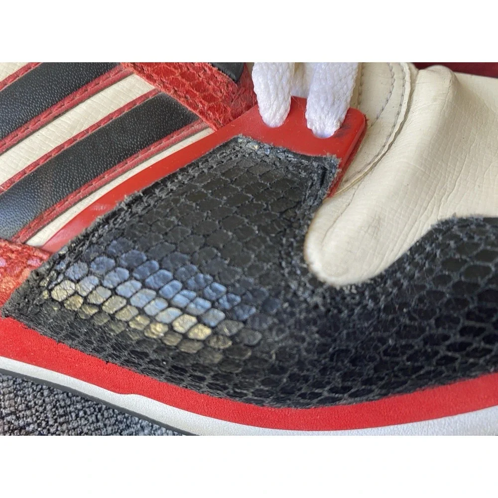RARE‎ 2008 Adidas Originals ZXZADV Red And Black Snakeskin Textured US Mens 9